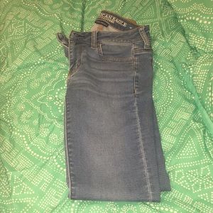 american eagle super stretch denim skinny jeans
